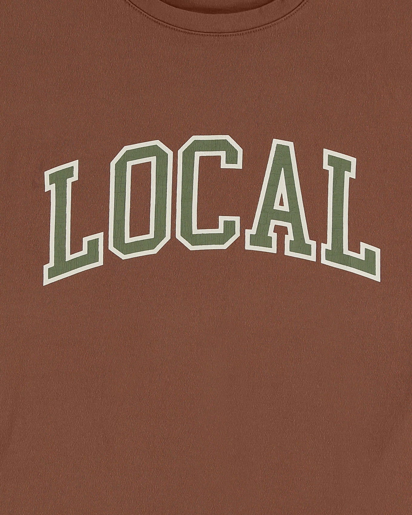 Local Varsity t-shirt Danish Brown - Local Pattern