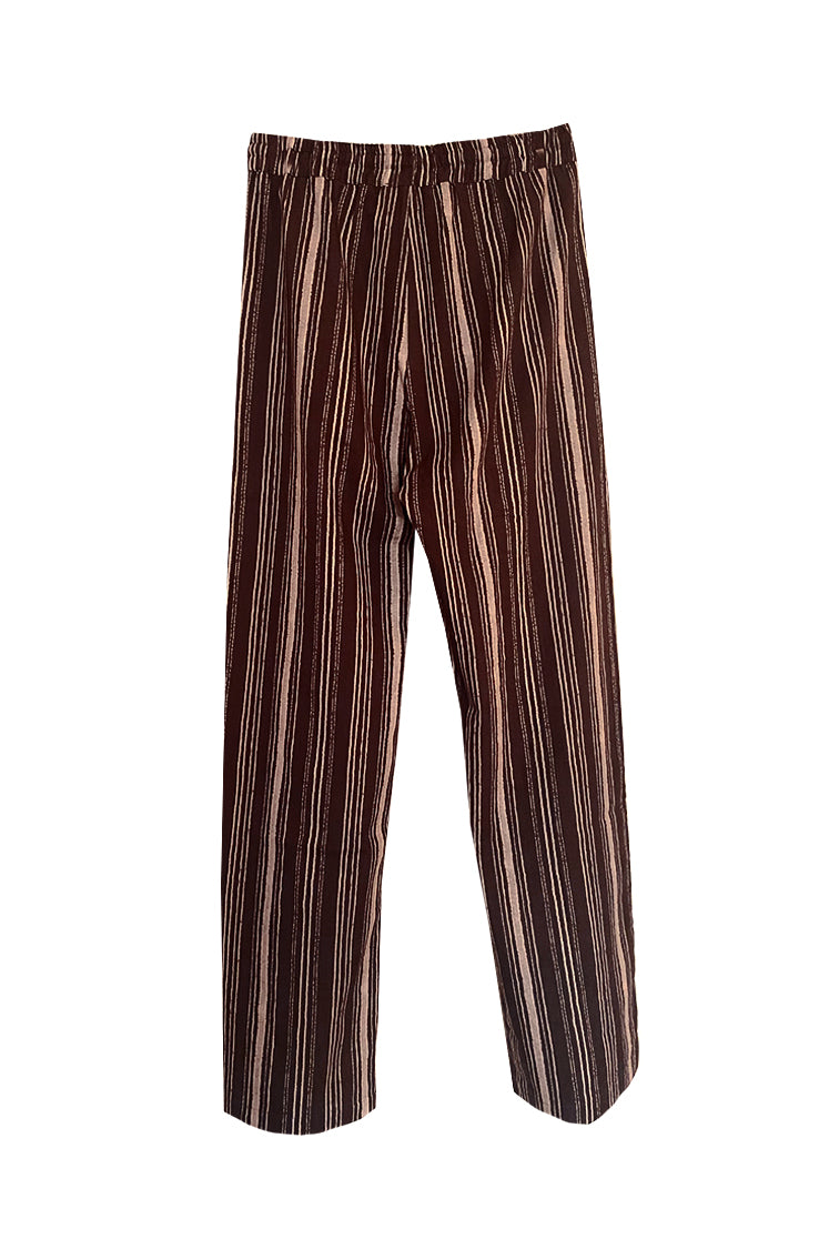 Sivan Organic Cotton Pants Striped
