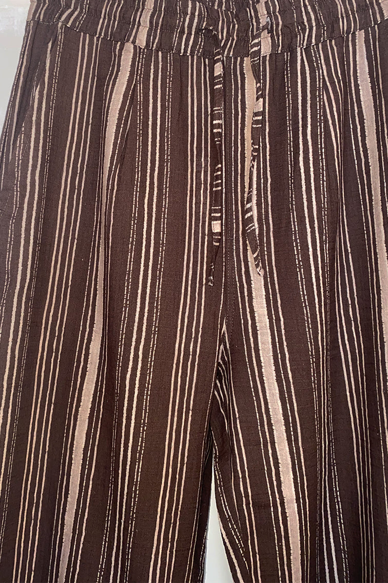 Sivan Organic Cotton Pants Striped