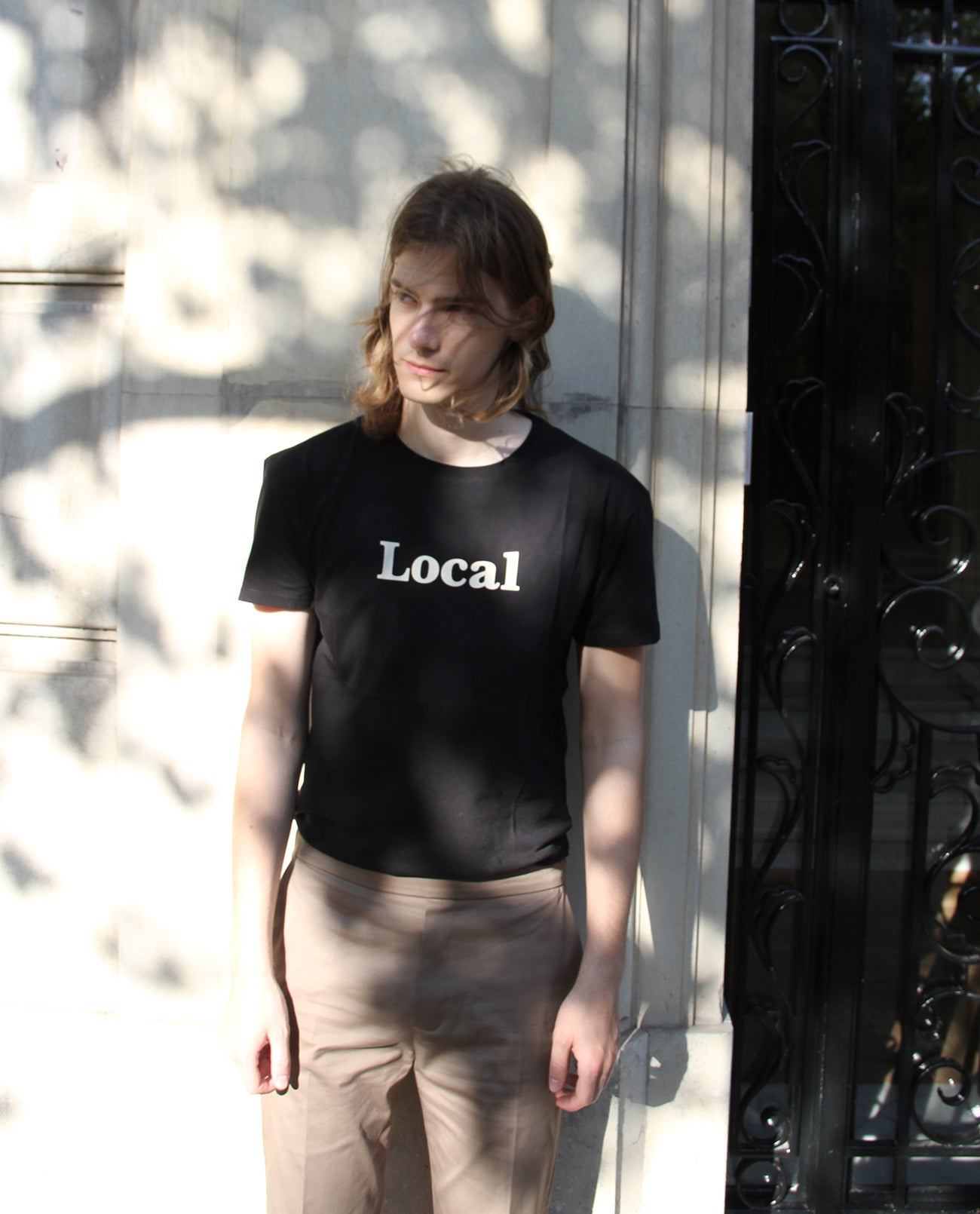 Local Logo T-shirt Black - Local Pattern