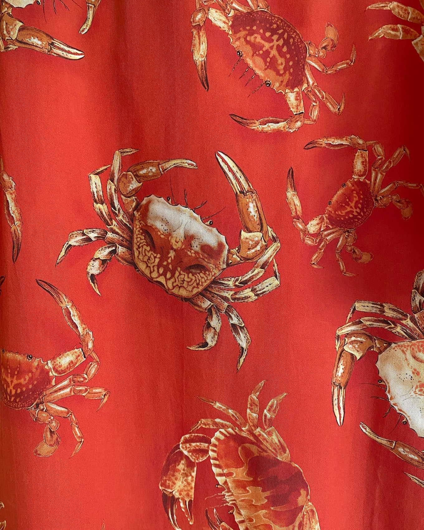 Crab Long Sleeve Shirt Red