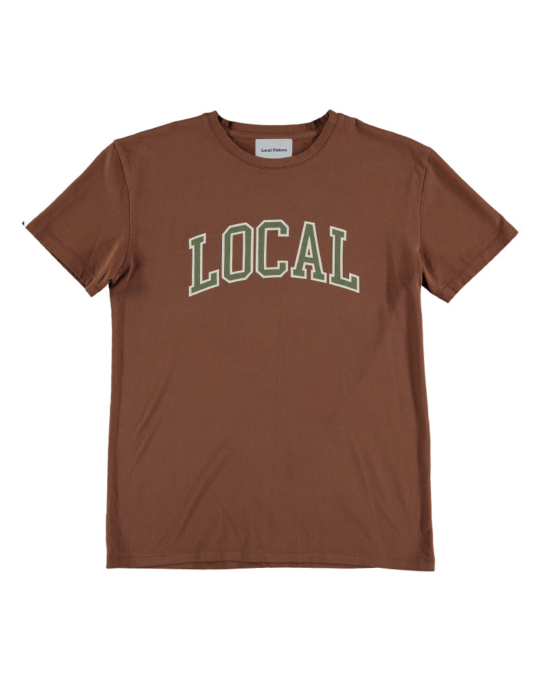 Local Varsity t-shirt Danish Brown