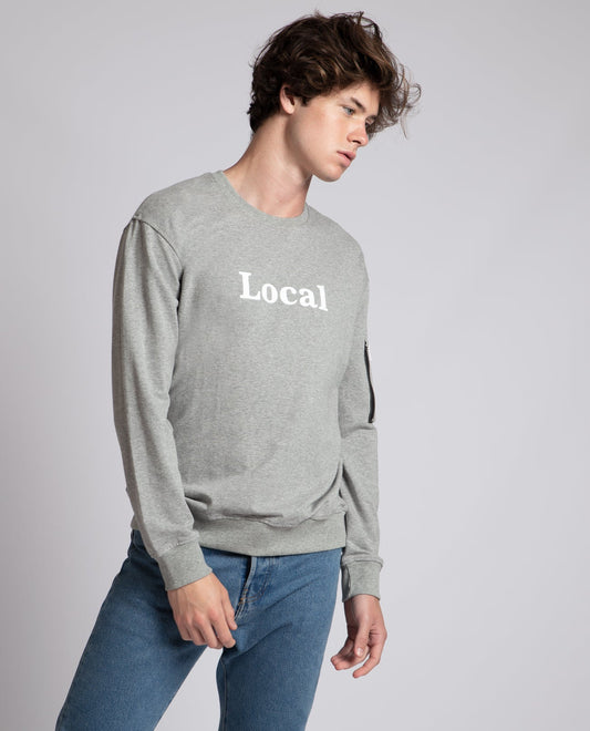 Local Sweatshirt with zipper pocket - Local Pattern