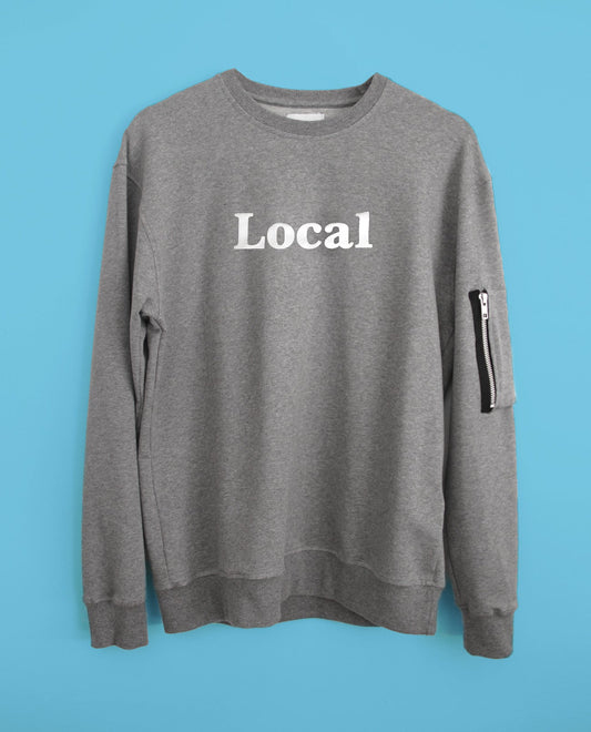 Local Sweatshirt with zipper pocket - Local Pattern